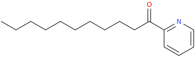 2-UNDECANOYLPYRIDINE molecular structure
