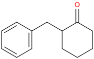2-benzylcyclohexan-1-one molecular structure