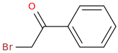 2-bromoacetophenone molecular structure