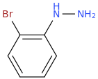 2-bromophenylhydrazine molecular structure