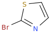 2-bromothiazole molecular structure