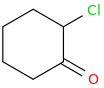 2-chlorocyclohexanone molecular structure