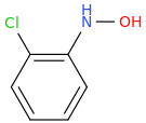 2-chlorophenylhydroxylamine molecular structure