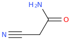 2-cyanoacetamide molecular structure