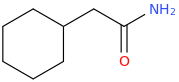 2-cyclohexylacetamide molecular structure