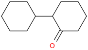 2-cyclohexylcyclohexanone molecular structure