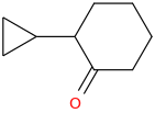2-cyclopropylcyclohexan-1-one molecular structure
