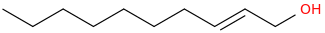 2-decenol molecular structure