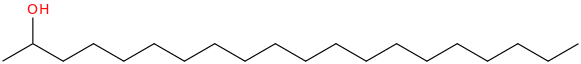 2-eicosanol molecular structure