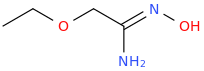 2-ethoxy-N'-hydroxyethanimidamide molecular structure