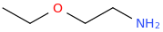 2-ethoxyethylamine molecular structure