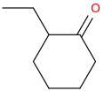 2-ethylcyclohexan-1-one molecular structure
