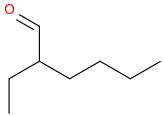 2-ethylhexanal molecular structure