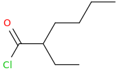 2-ethylhexanoyl chloride molecular structure