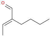 2-ethylidenehexanal molecular structure