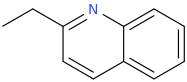 2-ethylquinoline molecular structure