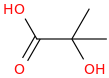 2-hydroxy-2-methylpropionic acid molecular structure