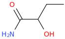 2-hydroxybutanamide molecular structure