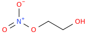 2-hydroxyethyl nitrate molecular structure