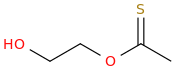 2-hydroxyethylthioacetate molecular structure