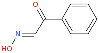2-hydroxyiminoacetophenone molecular structure
