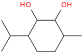 2-hydroxymenthol molecular structure