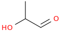 2-hydroxypropanal molecular structure