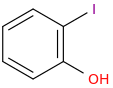 2-iodophenol molecular structure