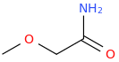 2-methoxyacetamide molecular structure