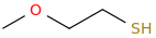 2-methoxyethanethiol molecular structure