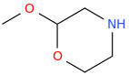 2-methoxymorpholine molecular structure