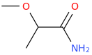 2-methoxypropanamide molecular structure