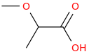 2-methoxypropionic acid molecular structure