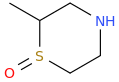 2-methyl-1lambda4-thiomorpholin-1-one molecular structure