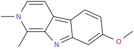 2-methylharmine molecular structure