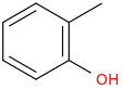 2-methylphenol molecular structure