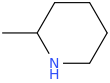 2-methylpiperidine molecular structure