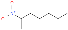 2-nitroheptane molecular structure