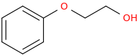 2-phenoxyethanol molecular structure