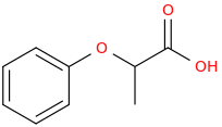 2-phenoxypropionic acid molecular structure