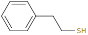 2-phenylethanethiol molecular structure