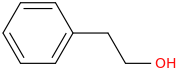 2-phenylethanol molecular structure