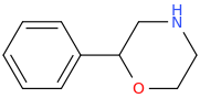 2-phenylmorpholine molecular structure