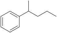 2-phenylpentane molecular structure