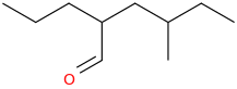 2-propyl-4-methylhexanal molecular structure