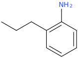 2-propylaniline molecular structure