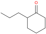 2-propylcyclohexanone molecular structure