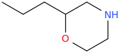 2-propylmorpholine molecular structure