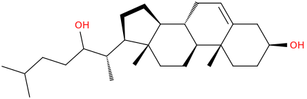 22-hydroxycholesterol molecular structure