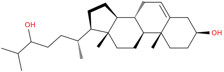 24-Hydroxycholesterol molecular structure
